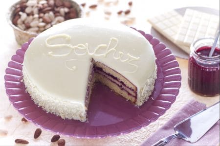 Weiße Schokoladen-Sacher