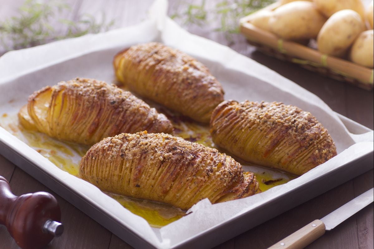 Hasselback-Kartoffeln