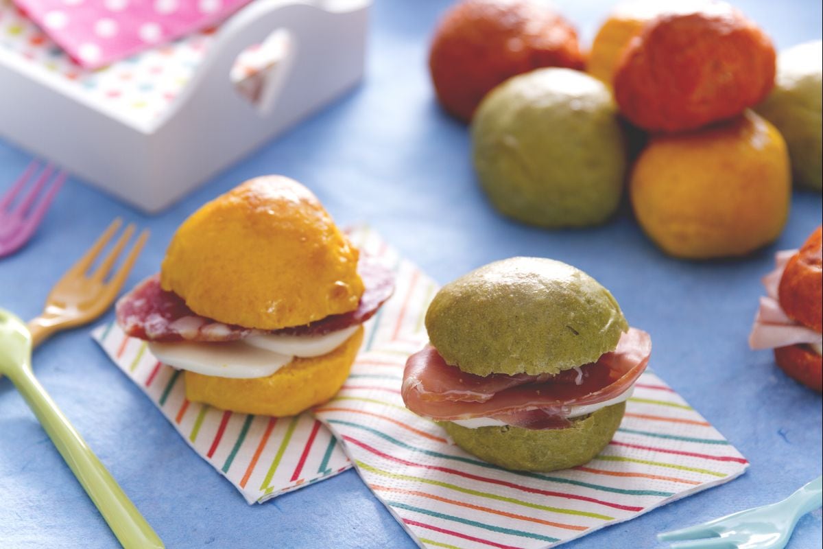 Bunte Brötchen