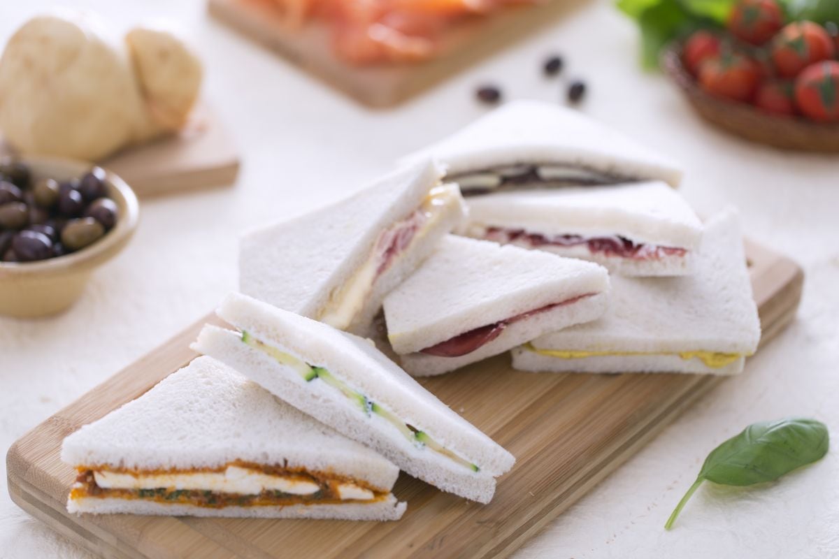 Festtags-Sandwiches
