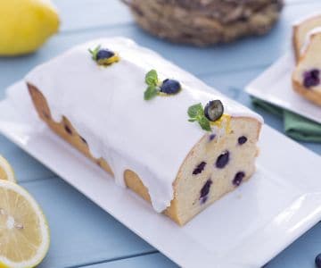Zitronen-Heidelbeer-Poundcake