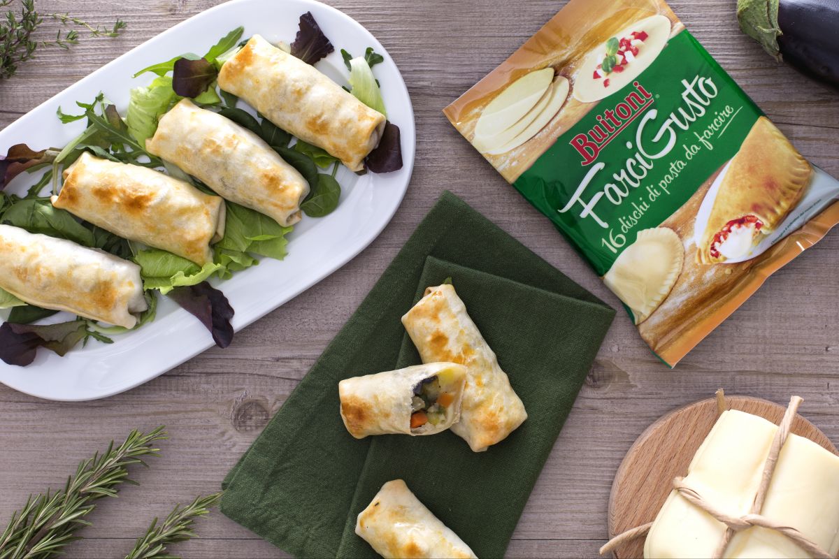 Mini-Strudel mit Gemüse