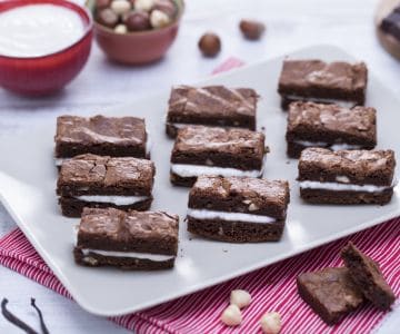 Schokoladen-Brownie-Sandwich