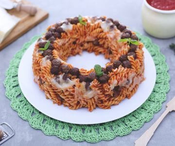 Nudelkranz überbacken