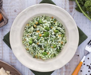 Risotto mit Stängelkohl