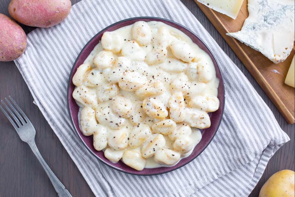Gnocchi mit 4 Käsesorten