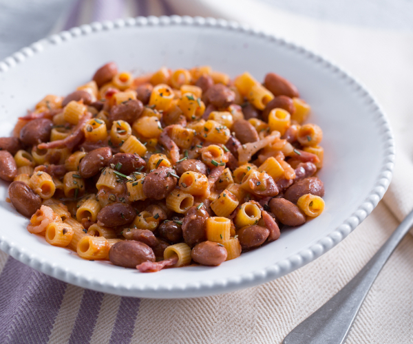 Pasta und Bohnen