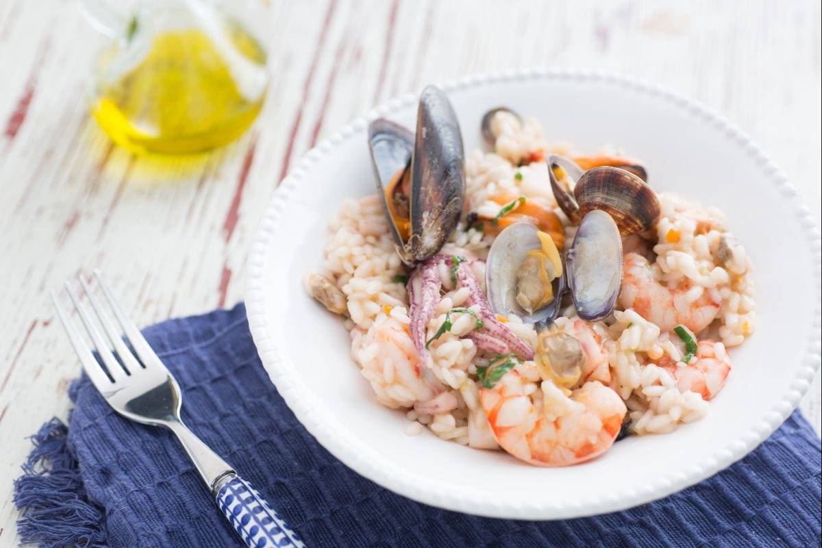 Meeresfrüchte-Risotto