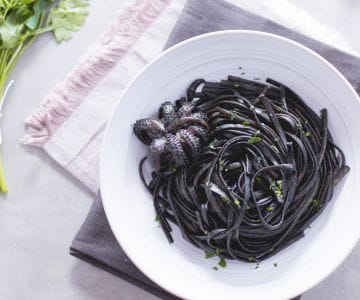 Linguine mit Sepia-Tinte