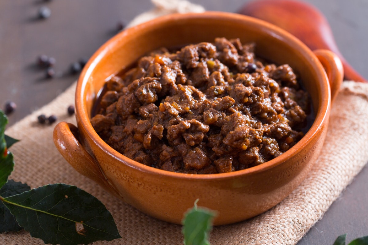 Wildschweinragout