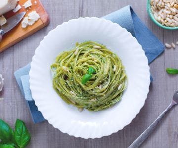 Bavette mit Pesto