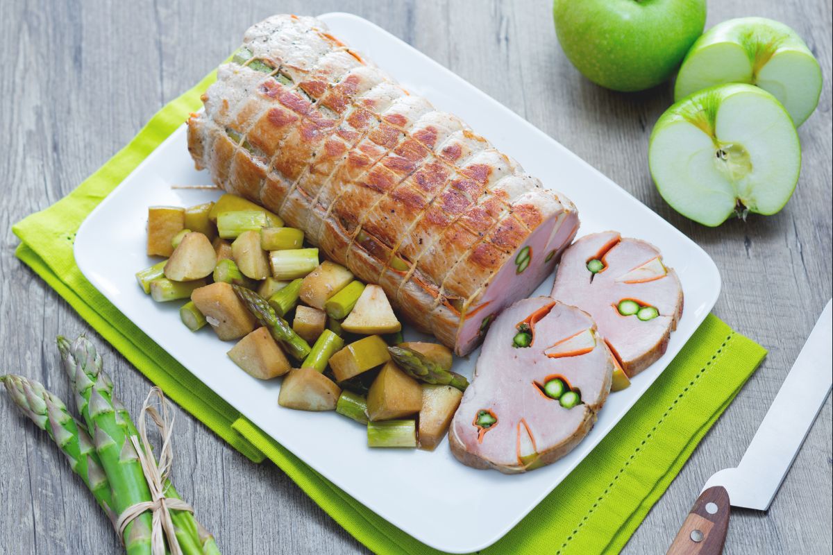 Gefüllter Schweinelende