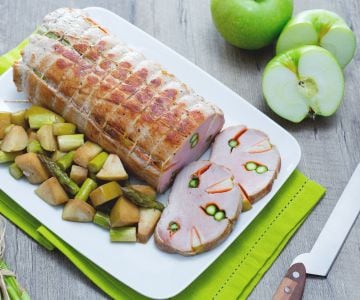 Gefüllter Schweinelende
