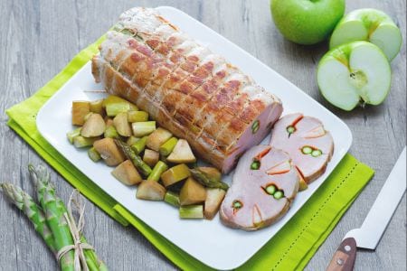 Gefüllter Schweinelende