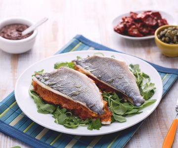 Sizilianisches Goldbrassen-Sandwich