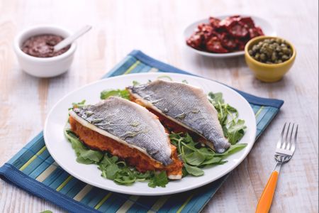 Sizilianisches Goldbrassen-Sandwich