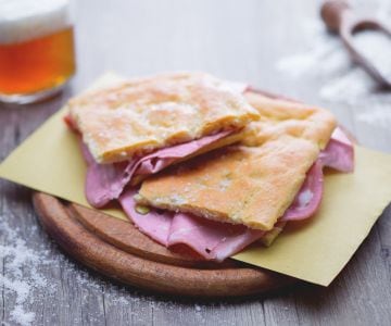 Pizza und Mortazza
