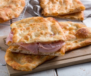 Römische weiße Pizza