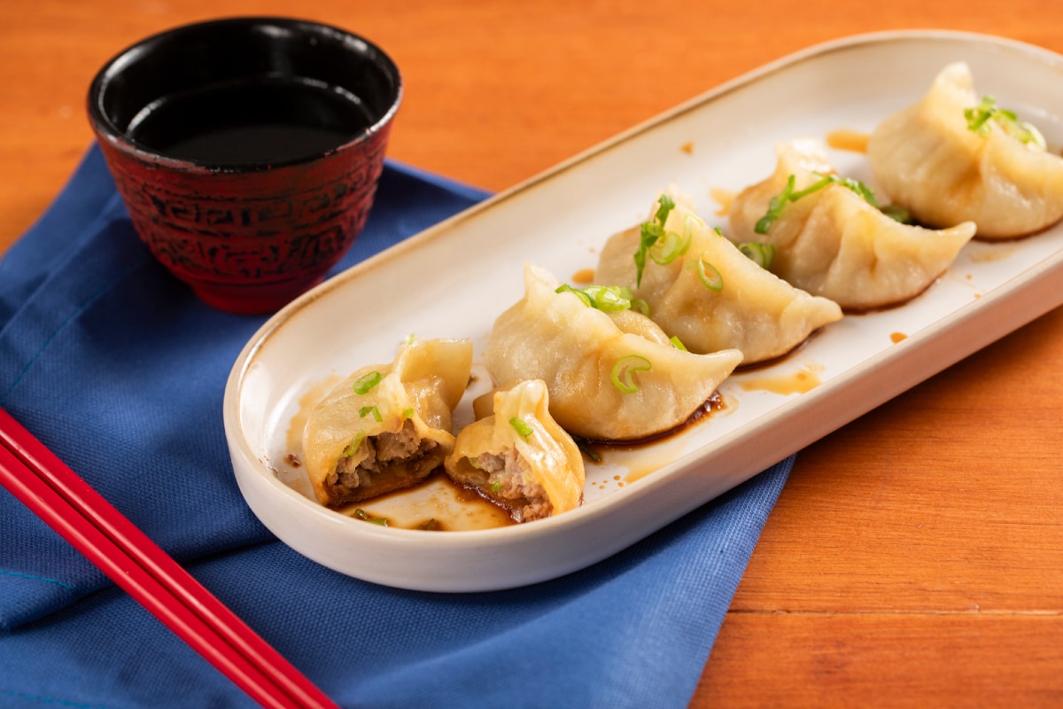 Japanische Fleischravioli (Gyoza)