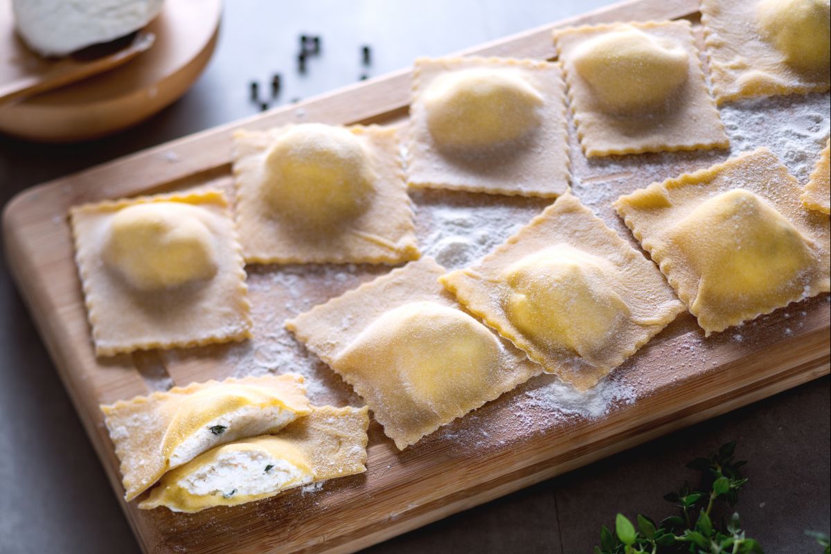 Ricotta-Ravioli
