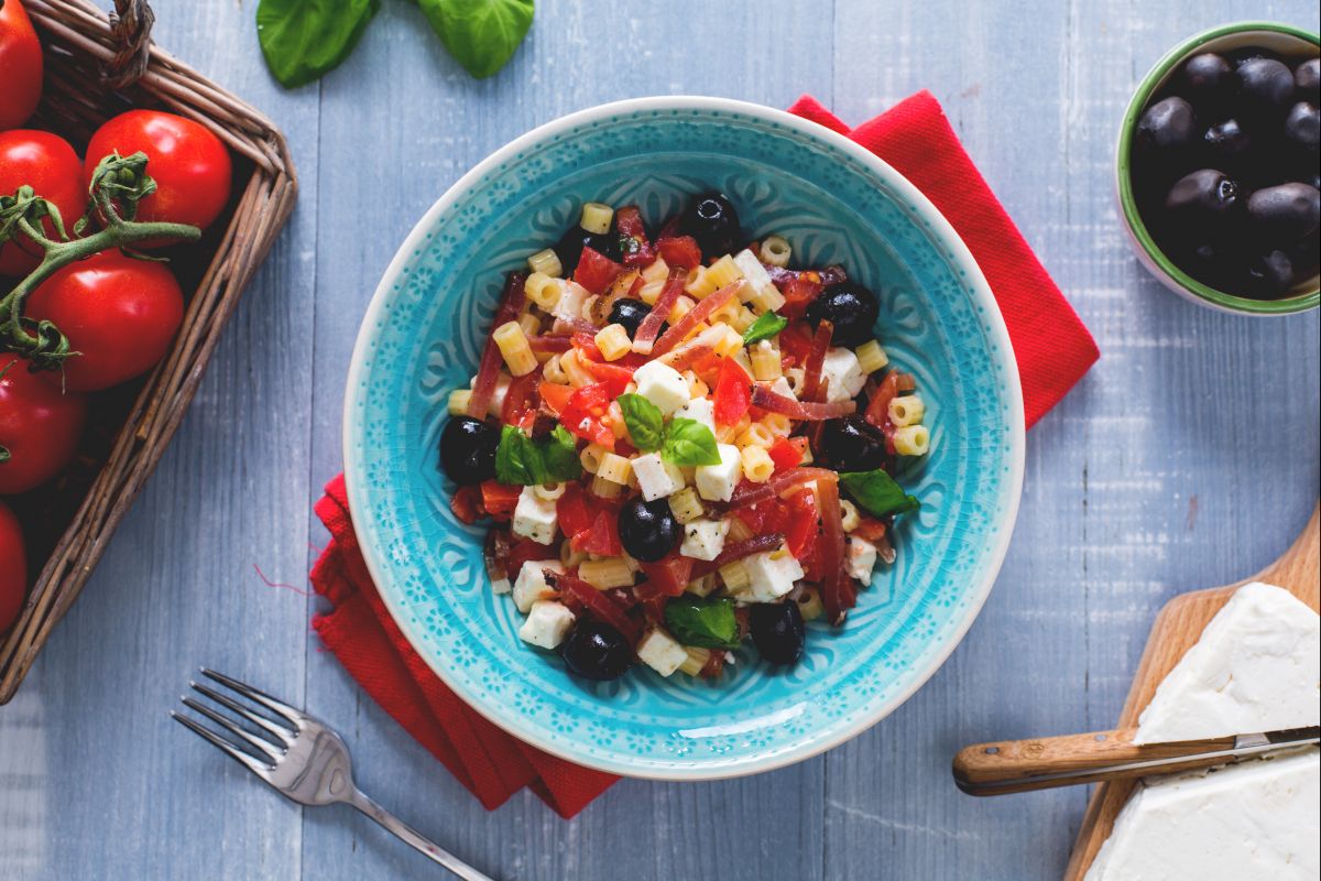 Glutenfreier Teigwarensalat