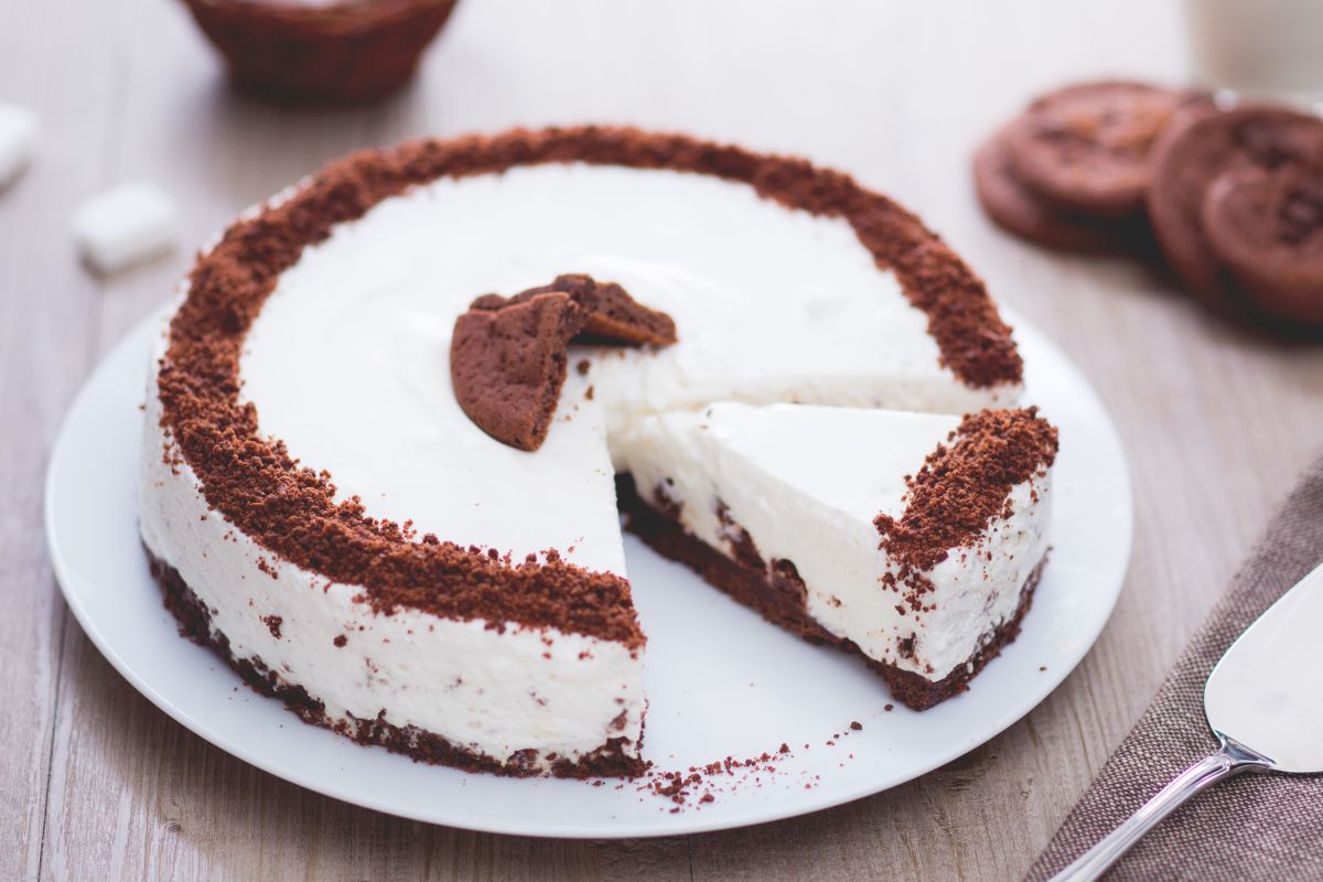 Cookies-Käsekuchen