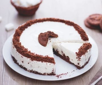 Cookies-Käsekuchen
