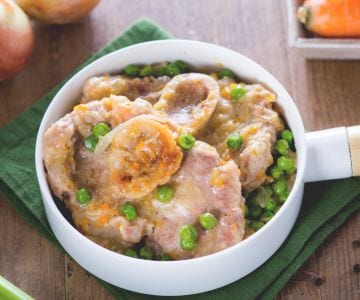 Ossobuco mit Erbsen