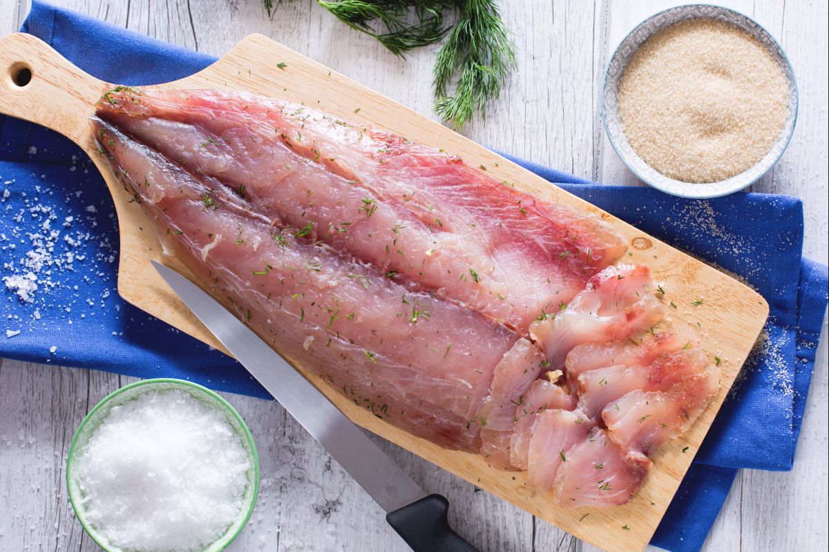 Gravlax von Gelbschwanzmakrele