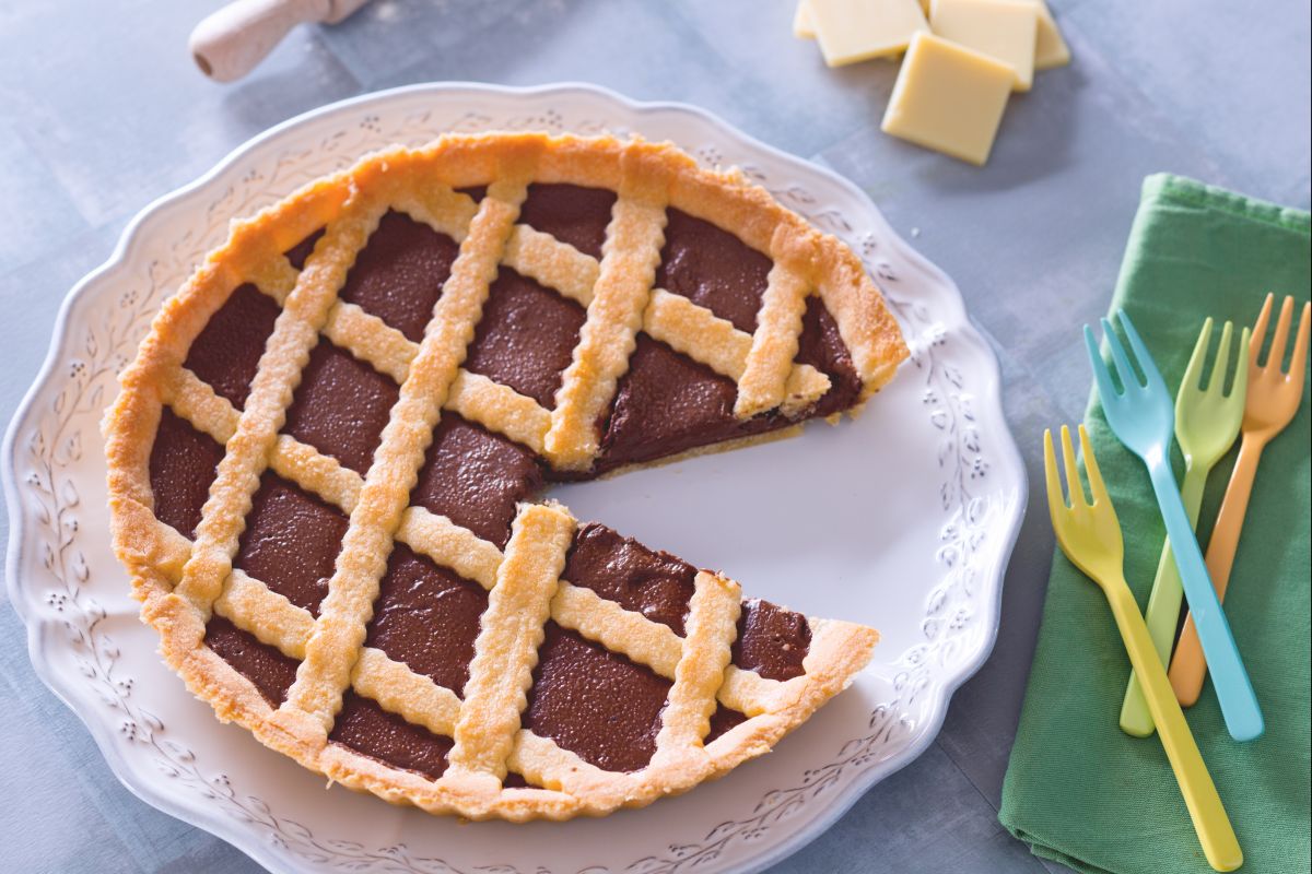 Nutella-Mürbeteigkuchen