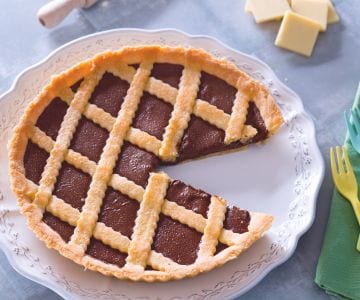 Nutella-Mürbeteigkuchen