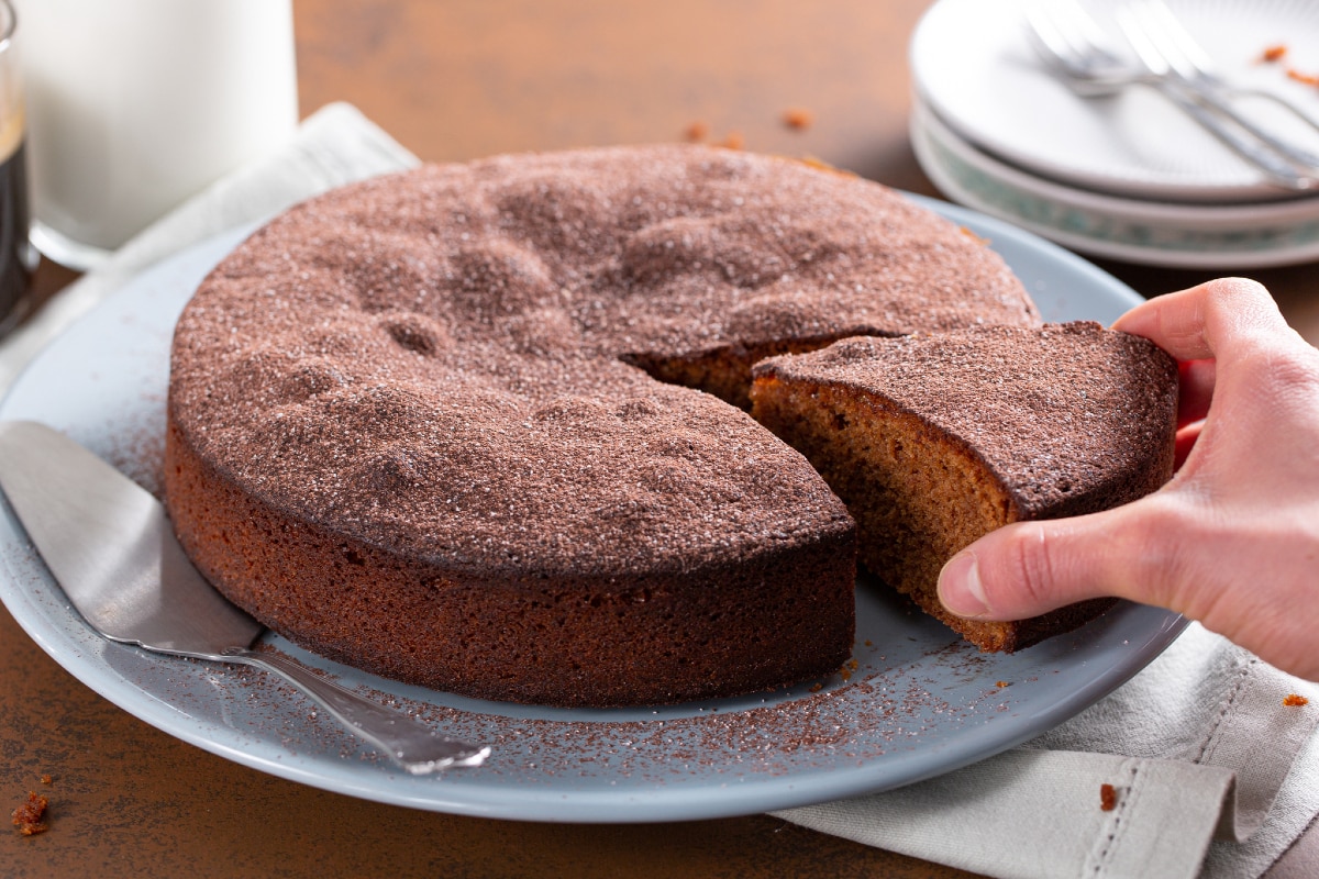 Kuchen mit Milchschokolade