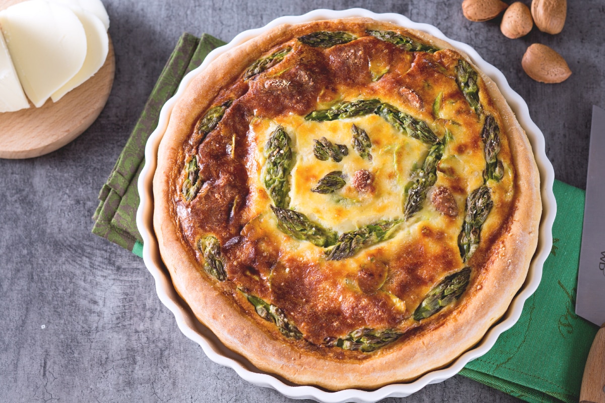 Spargel-Quiche