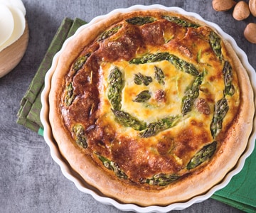 Spargel-Quiche