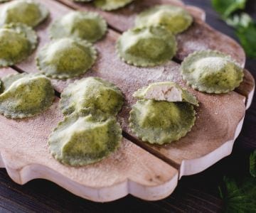 Brennnessel-Ravioli