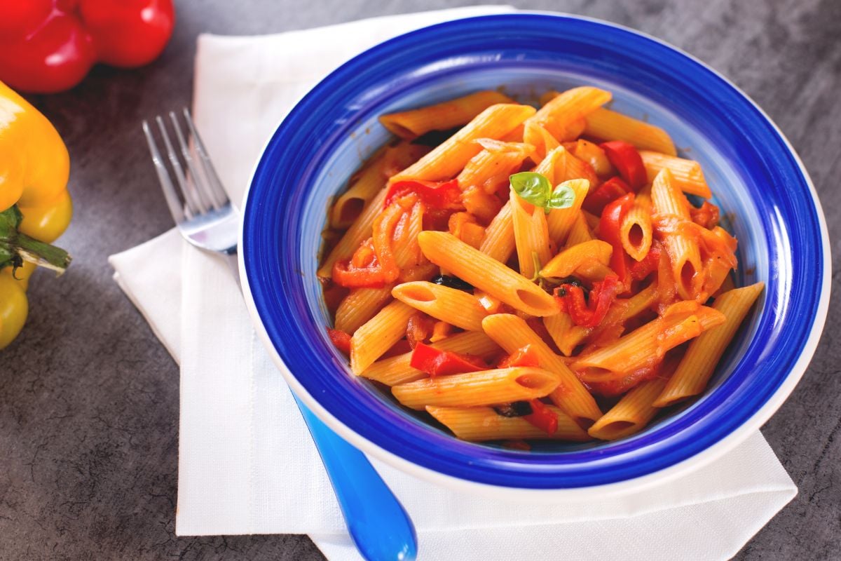 Penne mit Paprika