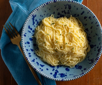 Tagliolini mit Zitrone
