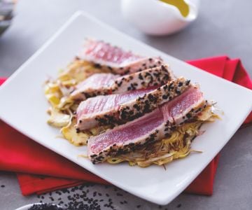 Thunfisch mit Sesam