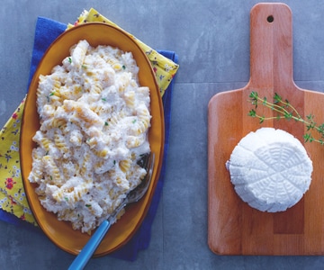 Pasta und Ricotta