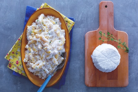 Pasta und Ricotta