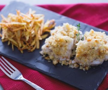 Seeteufel mit Kartoffeln