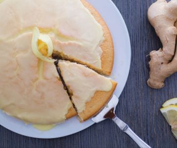 Wasser-Zitronen-Ingwer-Kuchen