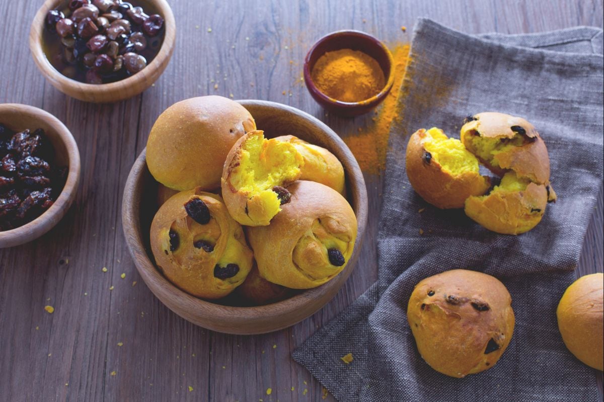 Kurkuma-Brötchen