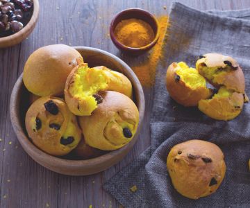 Kurkuma-Brötchen