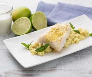 Kabeljaufilet mit Ingwer