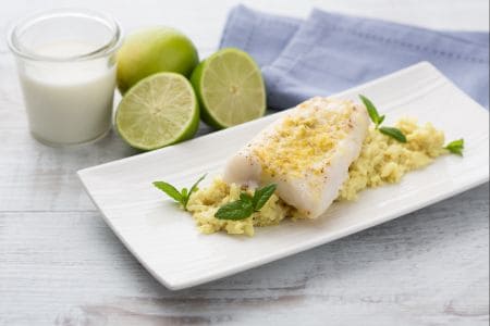 Kabeljaufilet mit Ingwer
