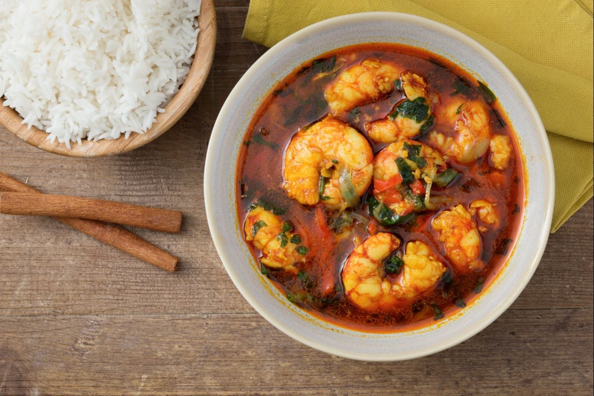 Garnelen-Curry