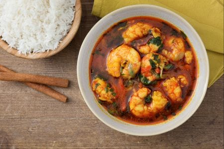 Garnelen-Curry