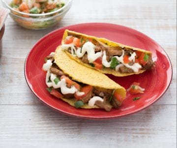 Tacos mit Fleisch