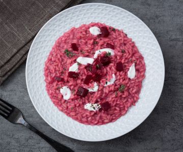 Rote-Bete-Risotto